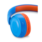 JBL JR300 BT vezeték nélküli gyerek fejhallgató, kék-narancs JBL JR300 BT vezeték nélküli gyerek fejhallgató, kék-narancs