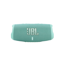 JBL Charge 5 vízálló hordozható Bluetooth hangszóró, türkiz (Bemutató darab)