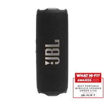 JBL Flip 7 vízálló hordozható Bluetooth hangszóró, fekete