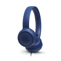 JBL T500 fejhallgató, kék