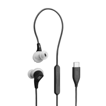 JBL Endurance RUN 3C, USB-C vezetékes sport fülhallgató, fekete/szürke