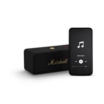 Marshall Middleton hordozható bluetooth hangszóró, fekete/bronz