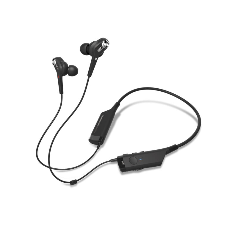 Audio-Technica ATH-ANC40BT Fülhallgató, fekete (BEMUTATÓ DARAB)