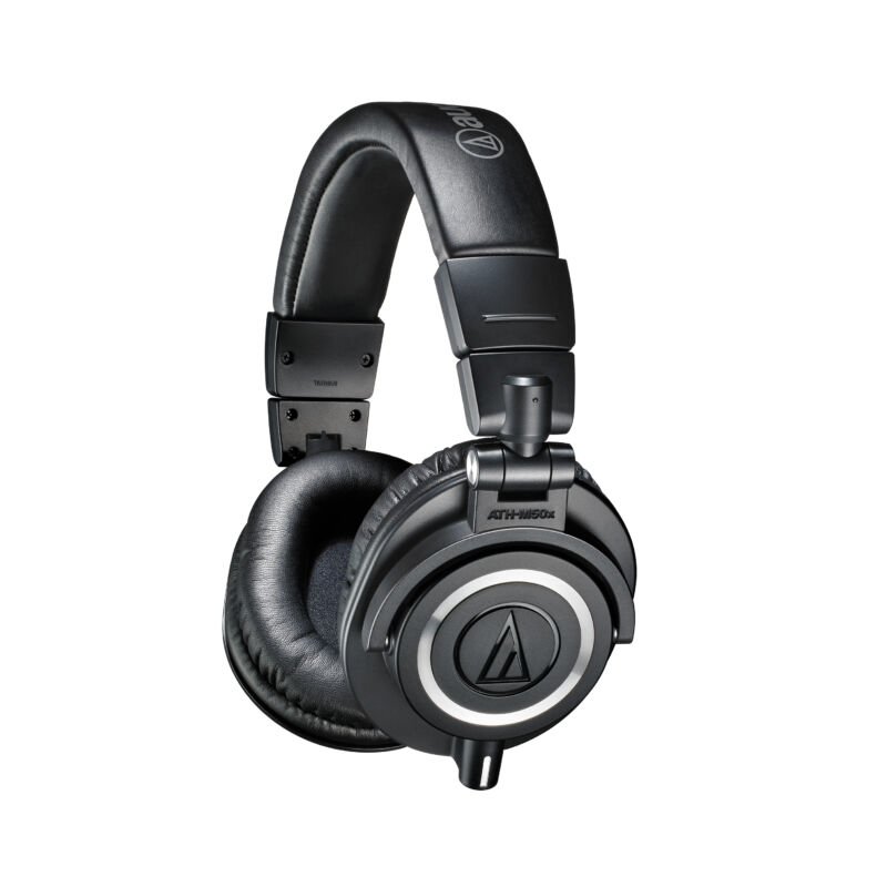 Audio-Technica ATH-M50X fejhallgató, fekete