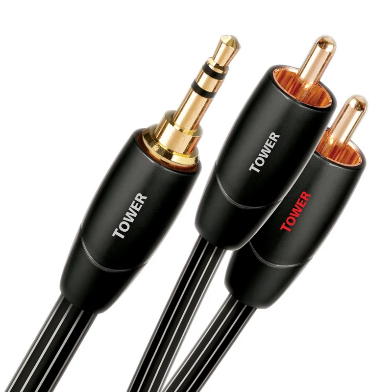 AudioQuest Tower 3.5mm Jack-RCA összekötő kábel 1.5m