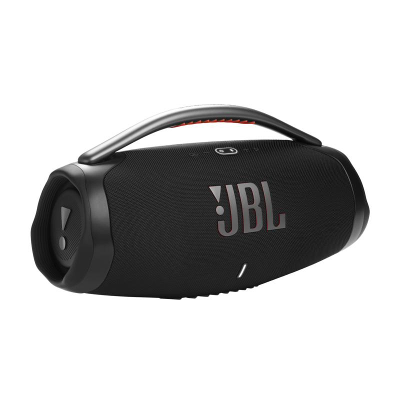 JBL Boombox 3 vízálló hordozható Bluetooth hangszóró, fekete (Bemutató darab)