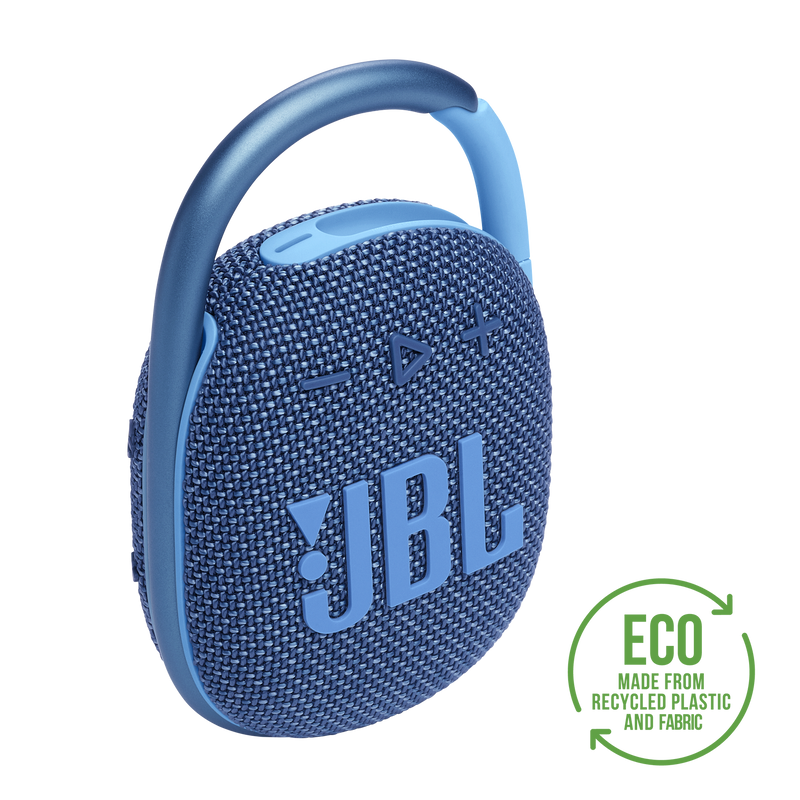 JBL Clip 4 ECO hordozható Bluetooth hangszóró, kék