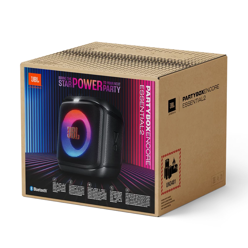 JBL PARTYBOX ENCORE ESSENTIAL 2 Bluetooth-hangszóró, fekete