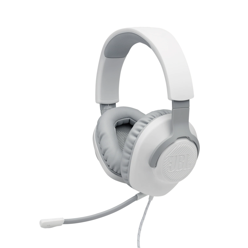 JBL Quantum 100  Gamer fejhallgató, fehér (Bemutató darab)