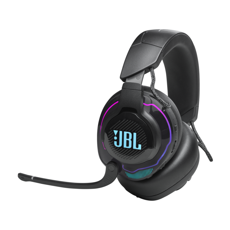 JBL Quantum 910 Gamer, zajszűrős, vezeték nélküli fejhallgató, fekete