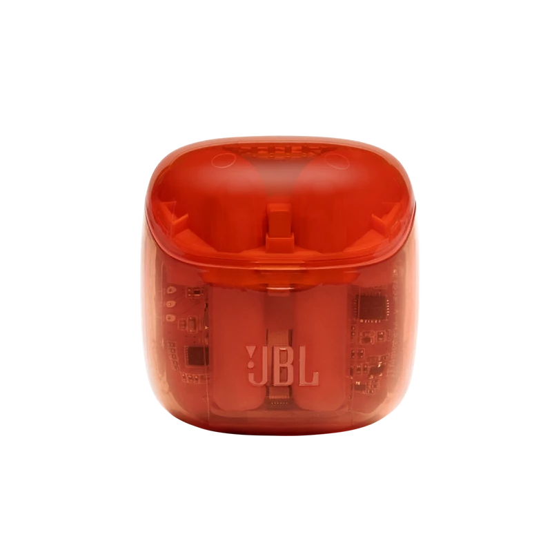 JBL TUNE 225TWS Ghost Edition fülhallgató, átlátszó-narancs