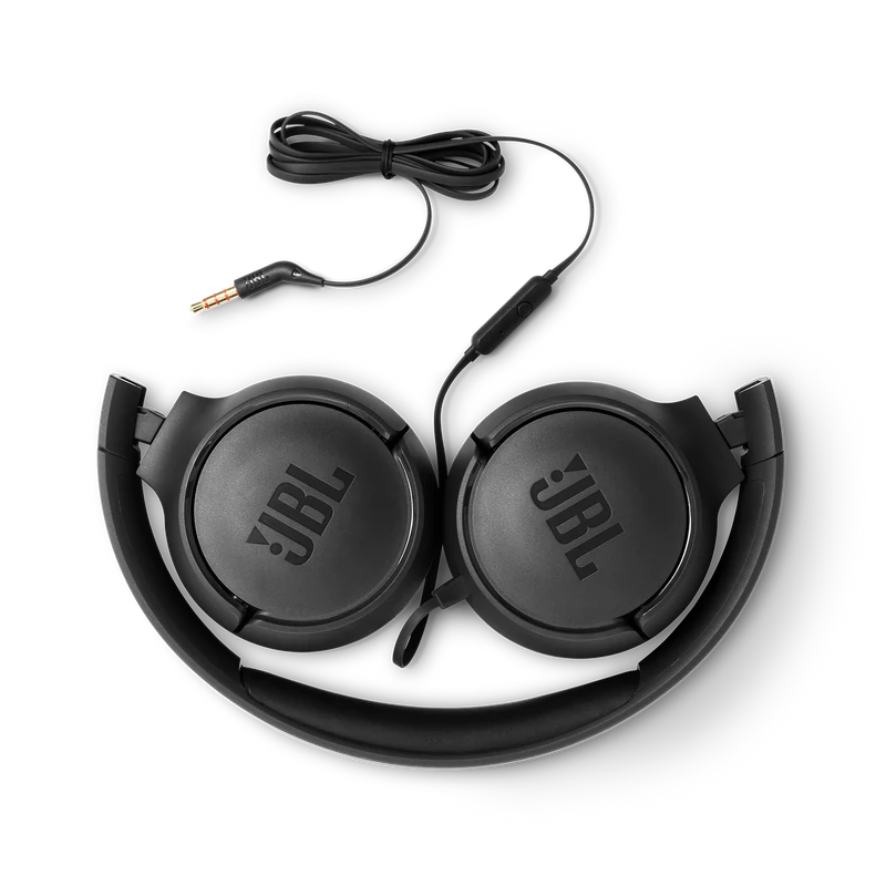 JBL T500 fejhallgató, fekete (Bemutató darab)