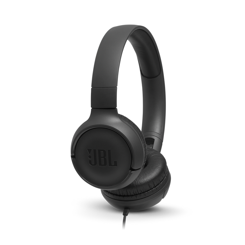 JBL T500 fejhallgató, fekete