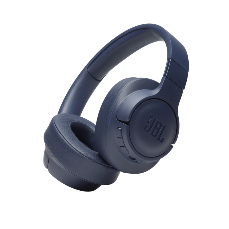 JBL T750BTNC zajszűrős Bluetooth fejhallgató, kék