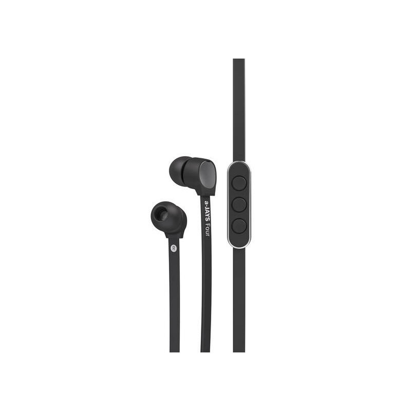 JAYS a-JAYS Four+ fekete iOS kompatibilis fülhallgató