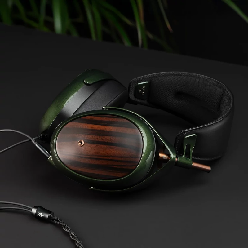 MEZE Audio STRADA prémium fejhallgató, zöld-réz