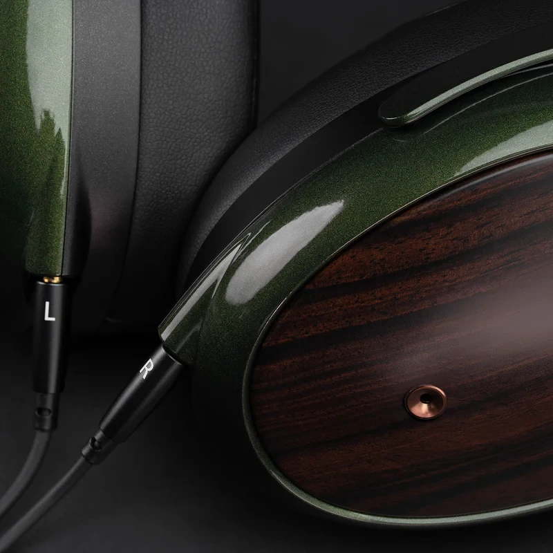 MEZE Audio STRADA prémium fejhallgató, zöld-réz