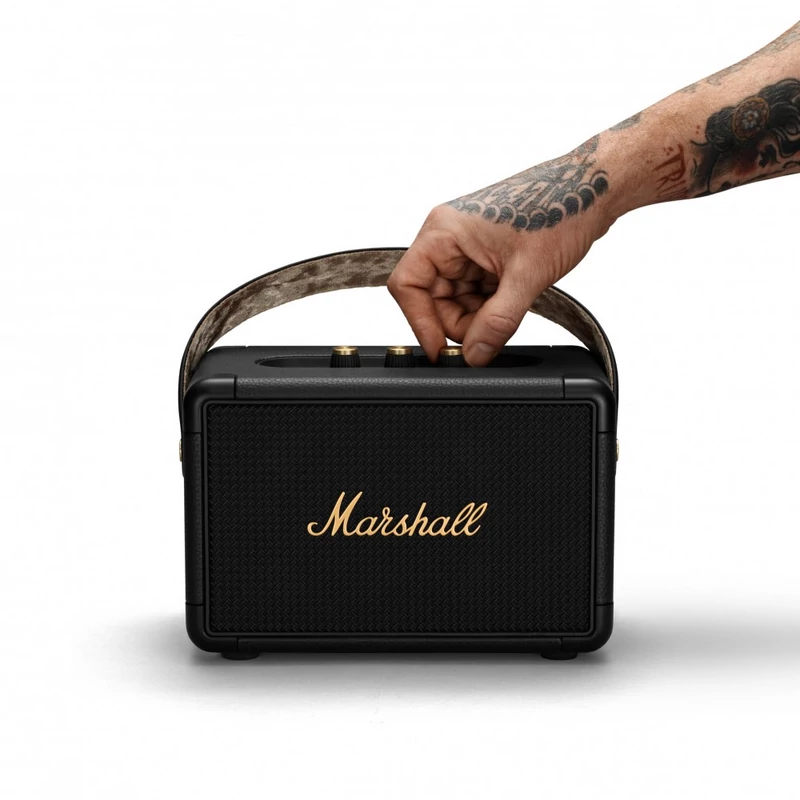 Marshall Kilburn II hordozható bluetooth hangszóró, fekete