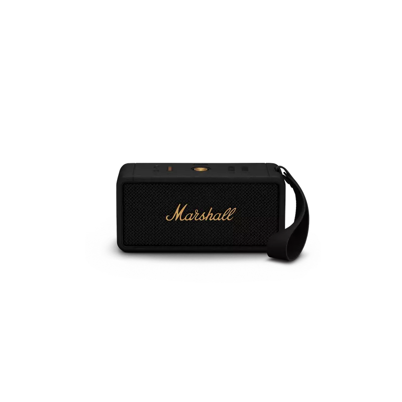 Marshall Middleton hordozható bluetooth hangszóró, fekete/bronz