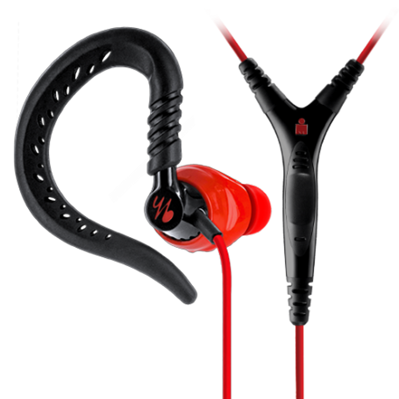Yurbuds Focus 400 sport fülhallgató, piros