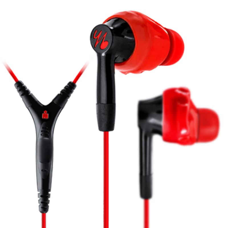 Yurbuds Inspire 400 sport fülhallgató, piros/fekete
