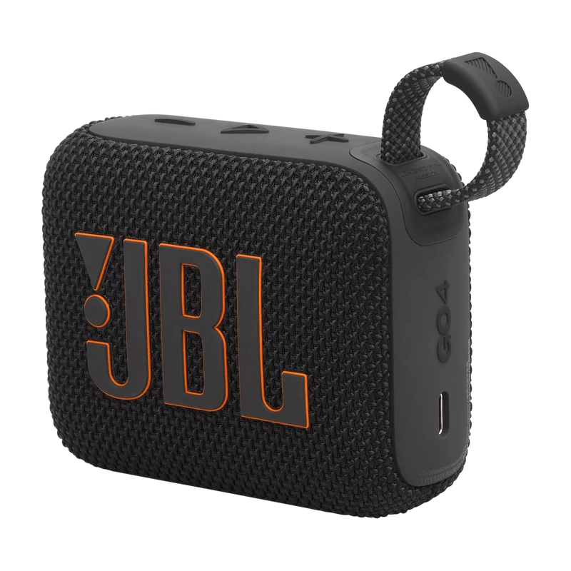 JBL GO 4  hordozható bluetooth hangszóró, fekete