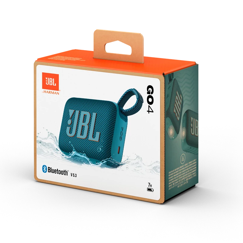 JBL GO 4  hordozható bluetooth hangszóró, kék