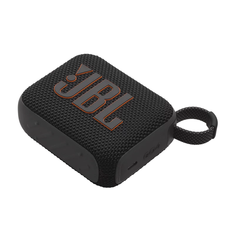 JBL GO 4  hordozható bluetooth hangszóró, fekete