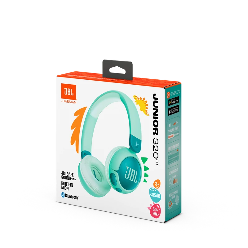 JBL Junior 320BT bluetooth-os fejhallgató, zöld