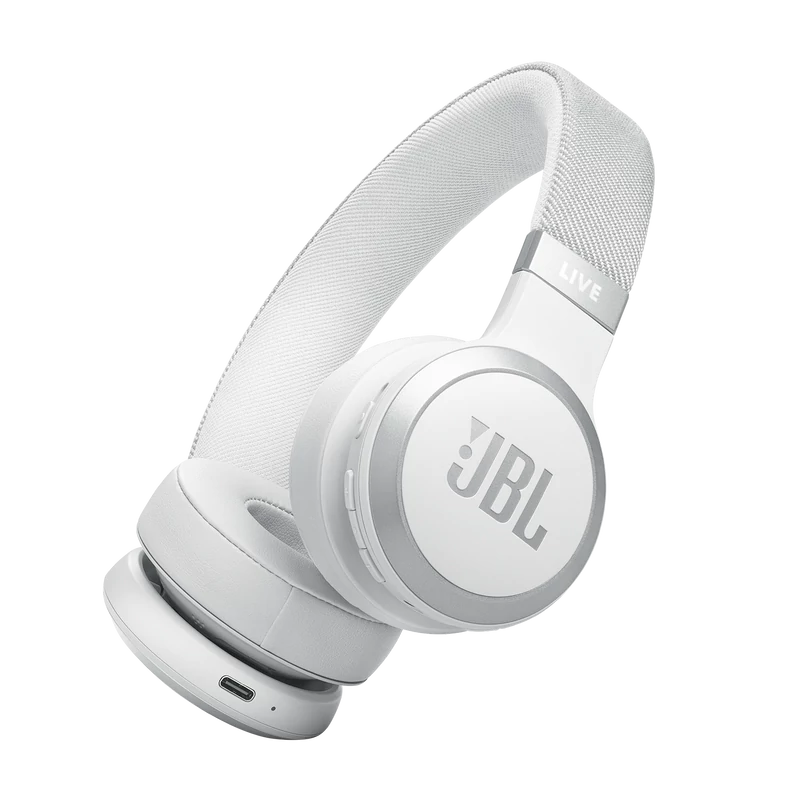 JBL Live 670NC Bluetooth fejhallgató, fehér