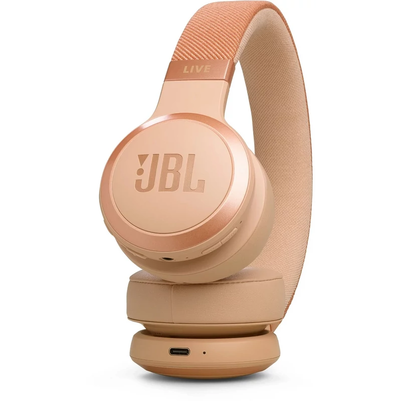 JBL Live 670NC Bluetooth fejhallgató, homok