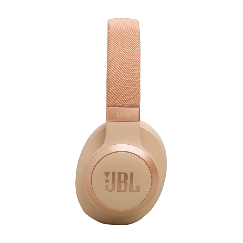 JBL Live 770NC Bluetooth fejhallgató, bézs