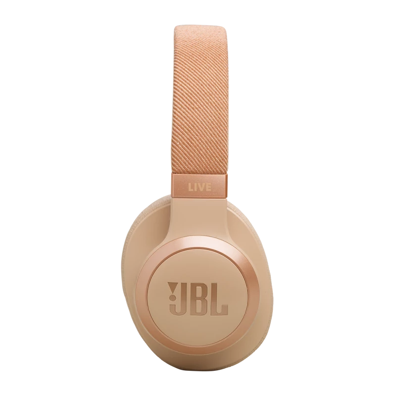 JBL Live 770NC Bluetooth fejhallgató, bézs