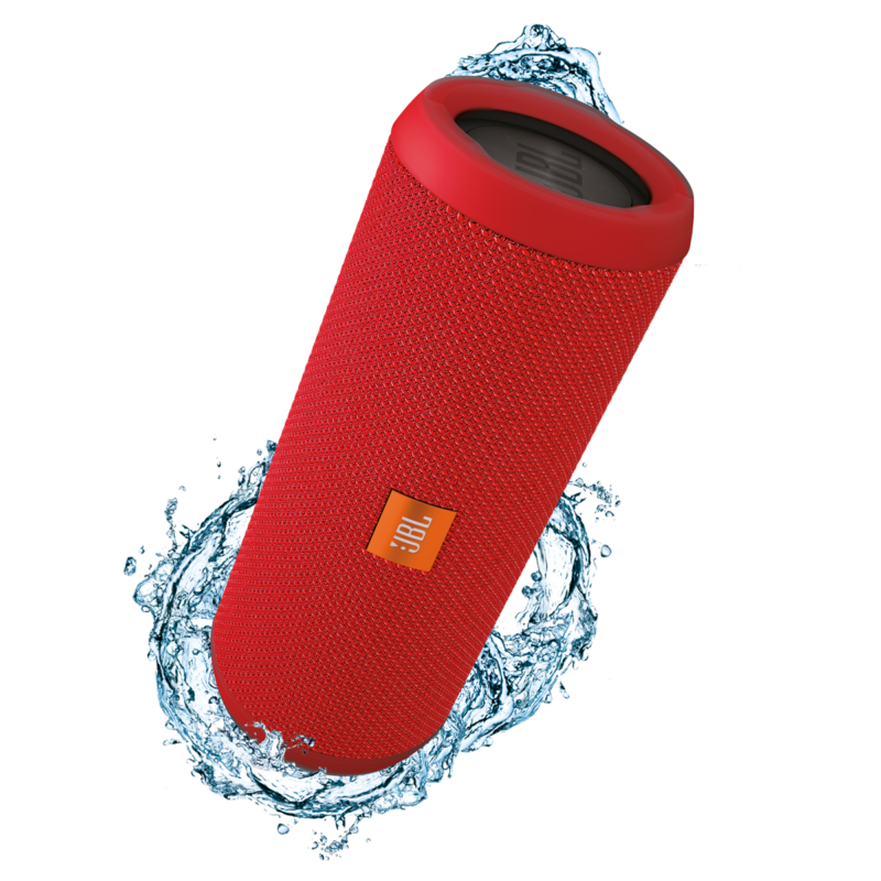 JBL Flip 3 vízálló bluetooth hangszóró, piros