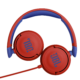 JBL JR310 vezetékes gyerek fejhallgató, piros