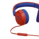 JBL JR310 vezetékes gyerek fejhallgató, piros (bemutató darab)